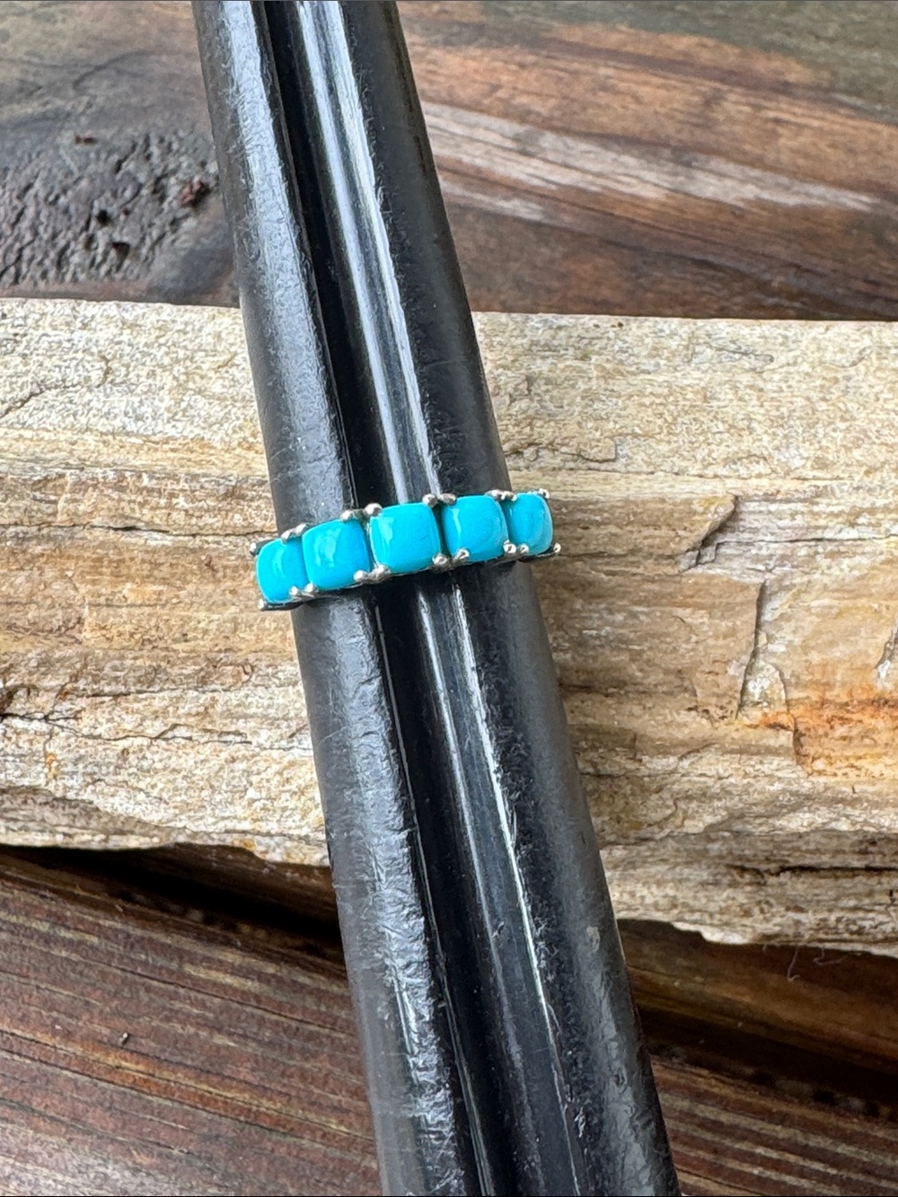 Sterling Silver Ring with Turquoise